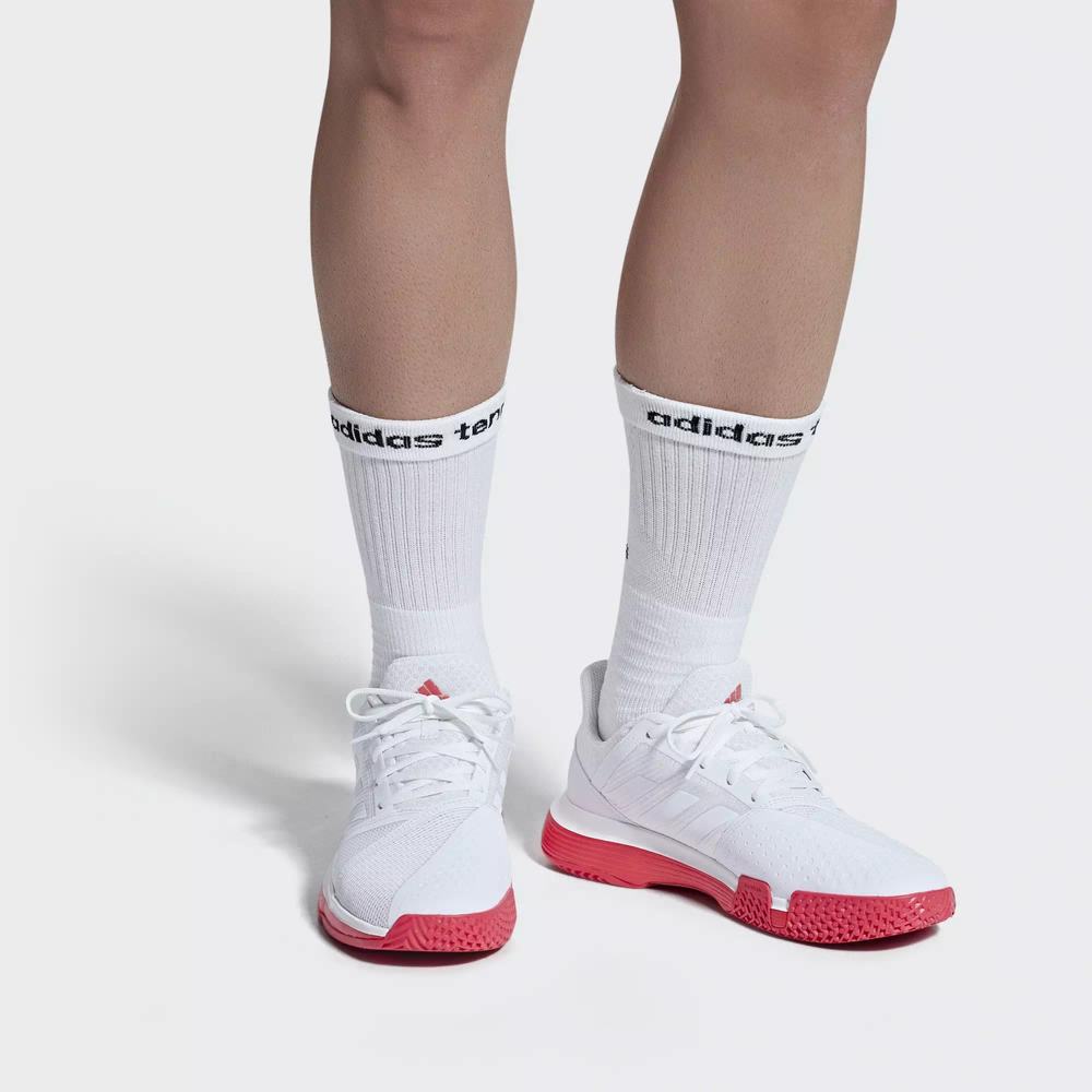 Adidas CourtJam Bounce Zapatillas De Tenis Blancos Para Hombre (MX-71984)